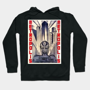 METROPOLIS Fritz Lang Retro Classic Movie Hoodie